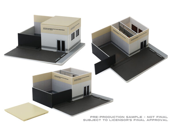 Mechanic's Corner Series 6 Assortment Bomba bencina Taller estacion policia 1:64 - Imagen 4