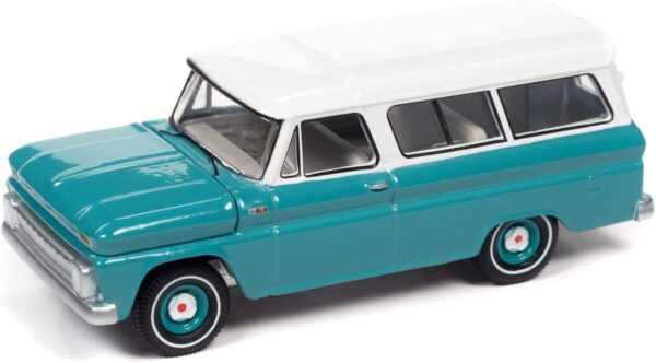 Chevy Suburban 1965 Verde 1:64