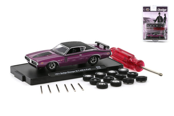 Drivers Auto-Wheels 08 con Set de Ruedas 1:64 - Imagen 4