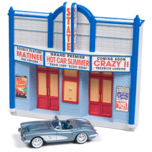 Chevrolet Corvette 1958 fachada Teatro Dioramas Series 2 1:64