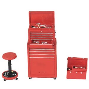 Set herramientas Taller Rojo 1/24