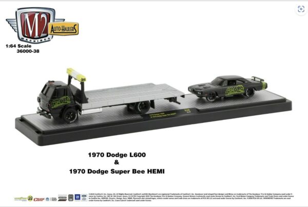 Dodge L600 y Dodge Super Bee Hemi 1970 Auto Haulers R38 1:64