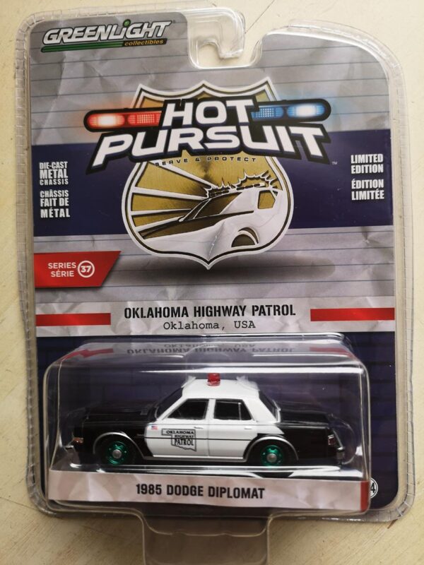 GREENMACHINE 1985 Dodge Diplomat Hot Pursuit Series 37 Policia - Imagen 2