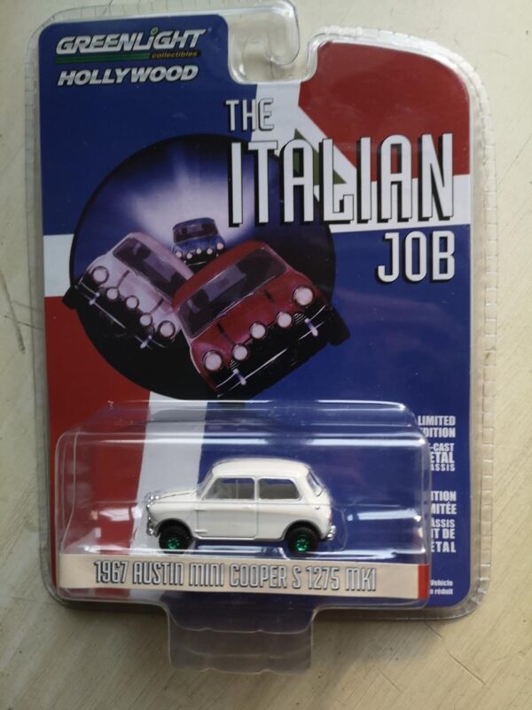 GREENMACHINE 1967 Austin Mini Cooper S 1275 MKI Blanco Italian Job - Imagen 2