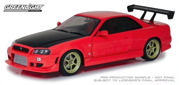 1999 Nissan Skyline GT-R R34 - Red con luz  Neon Underglow