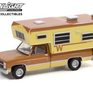 1986 Chevrolet C20 Silverado Camper Special with Winnebago Slide-In Camper - Copper Canyon & Doeskin Tan