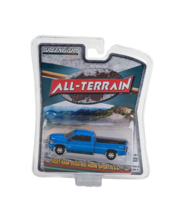 2021 Ram 3500 Big Horn Sport 4x4 - Hydro Blue Pearl Coat Solid Pack - Imagen 3