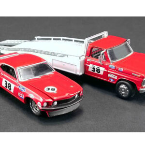 Mustang Trans Am 1969 & Ford F-350 camion rampa Allan Moffat Racing #38 1:64