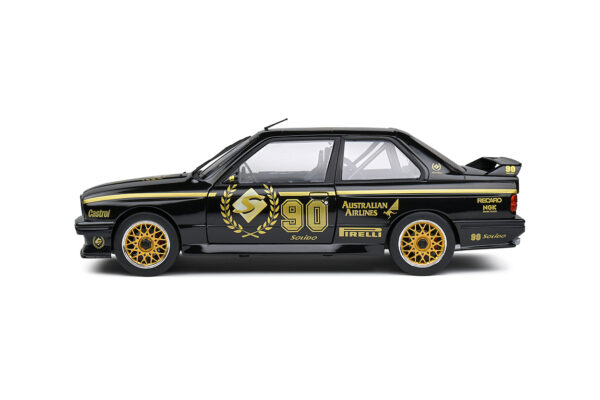 BMW E30 M3 SOLIDO 90TH ANNIVERSARY LIMITED EDITION 2022 Black - Imagen 2