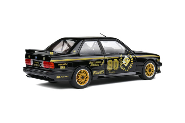 BMW E30 M3 SOLIDO 90TH ANNIVERSARY LIMITED EDITION 2022 Black - Imagen 4