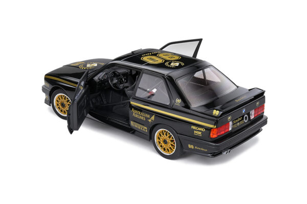 BMW E30 M3 SOLIDO 90TH ANNIVERSARY LIMITED EDITION 2022 Black - Imagen 7
