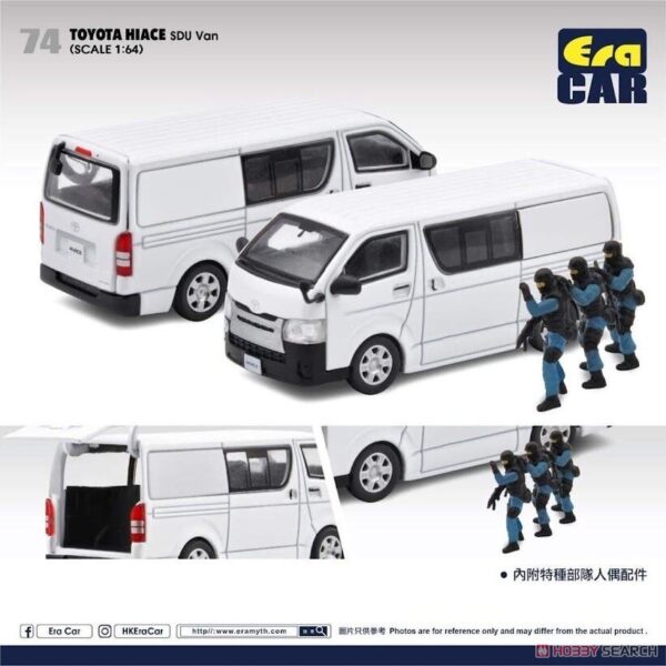 Toyota Hiace SDU Van con figuras Fuerzas especiales 1:64 - Imagen 2