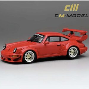 Porsche 964 Widebody Red Ed Limitada 1:64