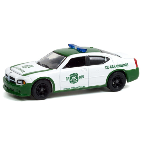 Pack Dodge Charger 2006 Carabineros y Taxi Santiago de Chile 1:64 - Imagen 3
