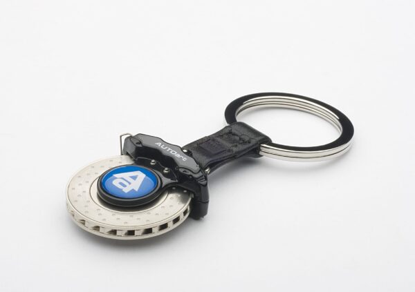 llavero Disco de Frenos Caliper Negro metalico AutoArt Original - Imagen 2