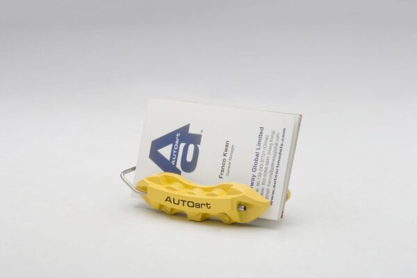 Caliper Metal Freno Porta Tarjeta adorno AutoArt Original - Imagen 3