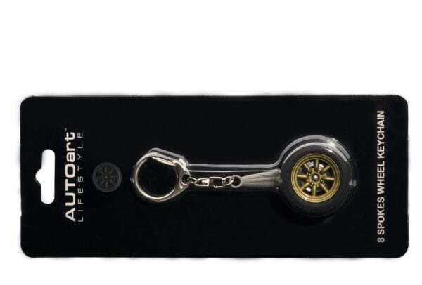 Llavero rueda cinco puntas Gold AutoArt Original - Imagen 2