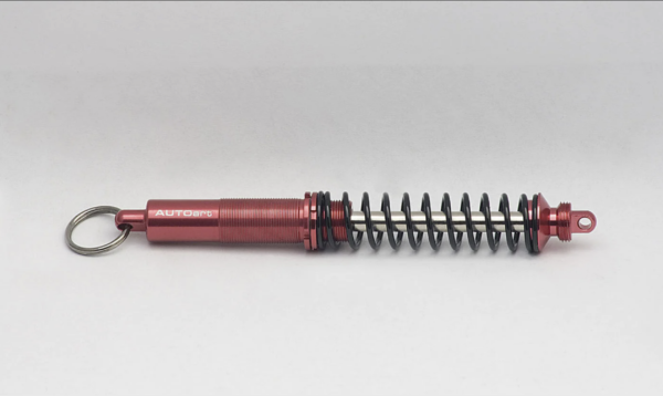 Llavero Suspension Amortiguacion Aluminio Anonizado rojo AutoArt