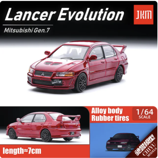 Mitsubishi Lancer Evo VII Red 1:64
