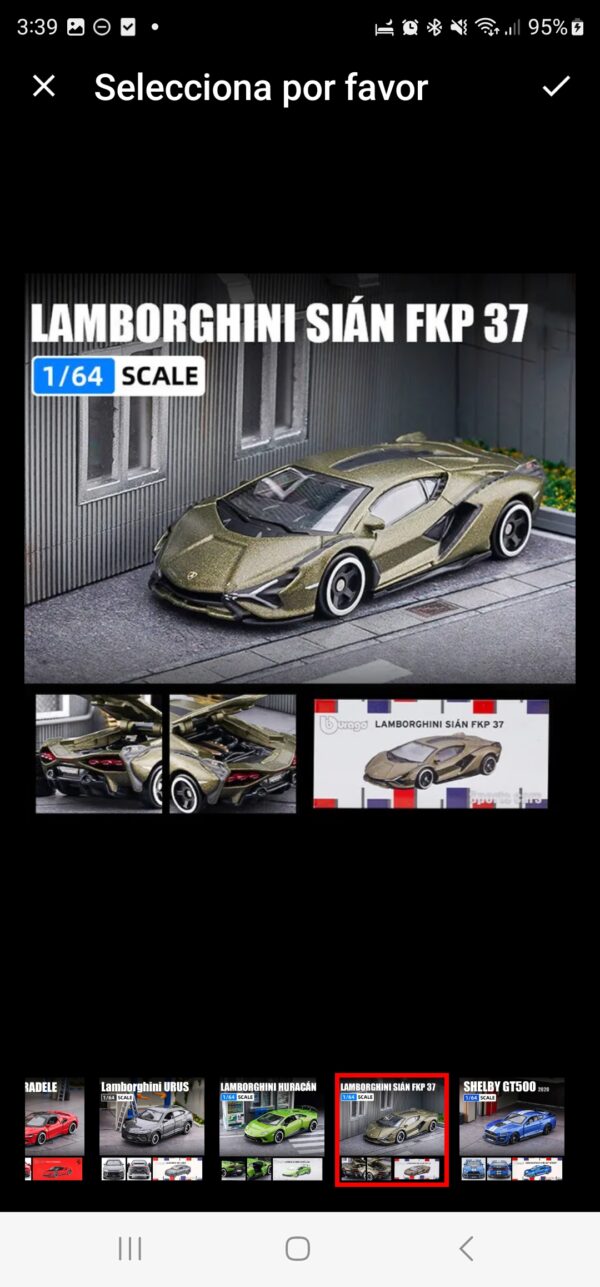 lamborghini Sian 1:64