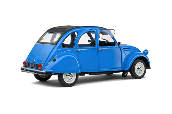 Citroneta CITROËN 2CV6 BLEU PETROLE 1982 escala 1:18 - Imagen 6