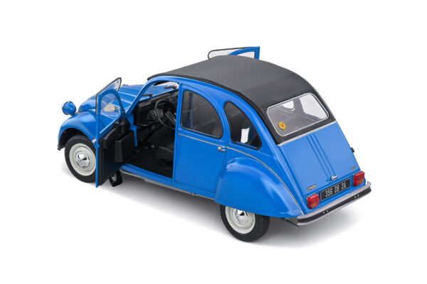 Citroneta CITROËN 2CV6 BLEU PETROLE 1982 escala 1:18 - Imagen 3