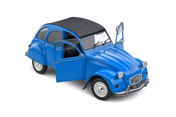 Citroneta CITROËN 2CV6 BLEU PETROLE 1982 escala 1:18 - Imagen 2