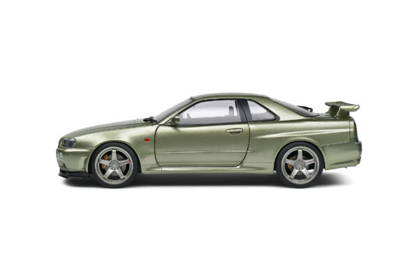 NISSAN Skyline GT-R R34 GREEN 1999 esc 1:18 - Imagen 7