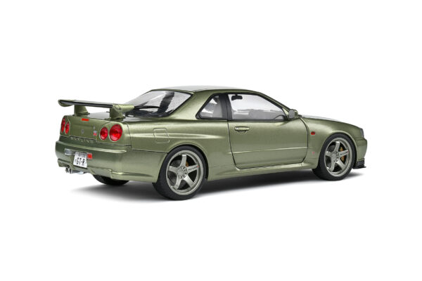 NISSAN Skyline GT-R R34 GREEN 1999 esc 1:18 - Imagen 6