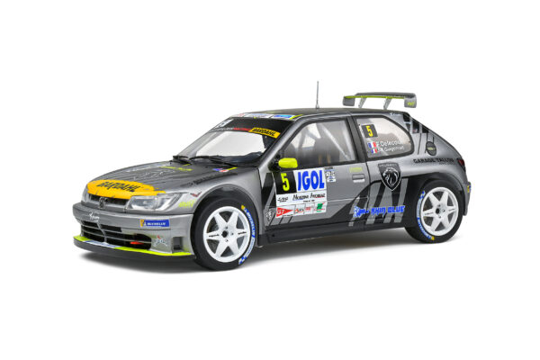 PEUGEOT 306 MAXI RALLYE DU MONT BLANC 2021 #5 F.DELECOUR  J.R.GUIGONNET 1:18