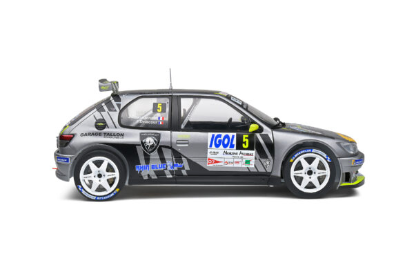 PEUGEOT 306 MAXI RALLYE DU MONT BLANC 2021 #5 F.DELECOUR  J.R.GUIGONNET 1:18 - Imagen 5