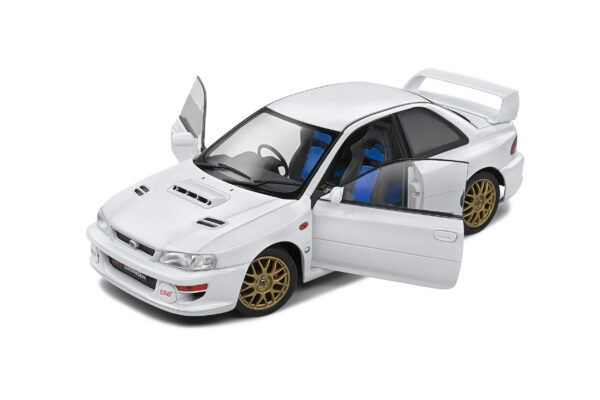 SUBARU IMPREZA 22B PURE WHITE 1998 escala 1:18 - Imagen 3