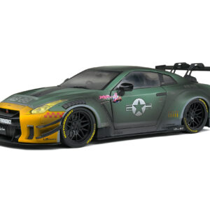 NISSAN GT-R (R35) LIBERTY WALK BODY KIT 2.0 ARMY FIGHTER 2022 1:18