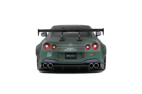 NISSAN GT-R (R35) LIBERTY WALK BODY KIT 2.0 ARMY FIGHTER 2022 1:18 - Imagen 4