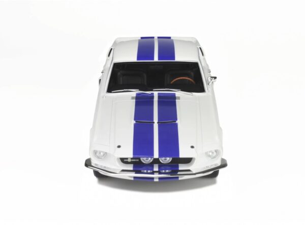Shelby GT500 Wimbledon White and Blue stripes 1967 esc 1:12 - Imagen 7