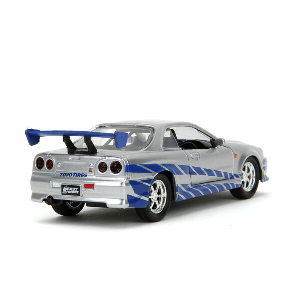 BRIAN Nissan Skyline GT-R (R34) Rápido y Furioso 1:32 - Imagen 2