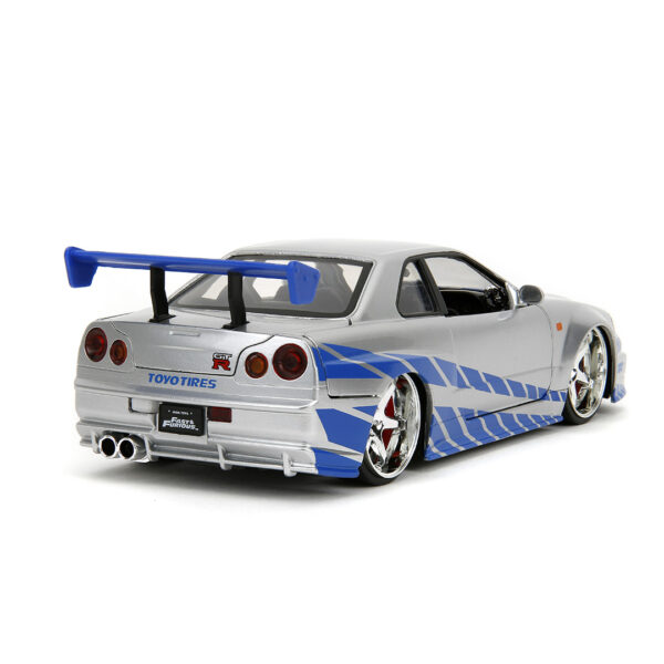 Brian Nissan Skyline GT-R (R34) Rapido y Furioso 1:24 - Imagen 5