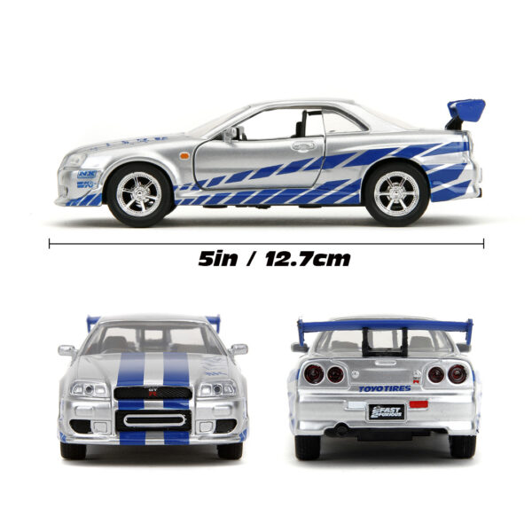 BRIAN Nissan Skyline GT-R (R34) Rápido y Furioso 1:32 - Imagen 3