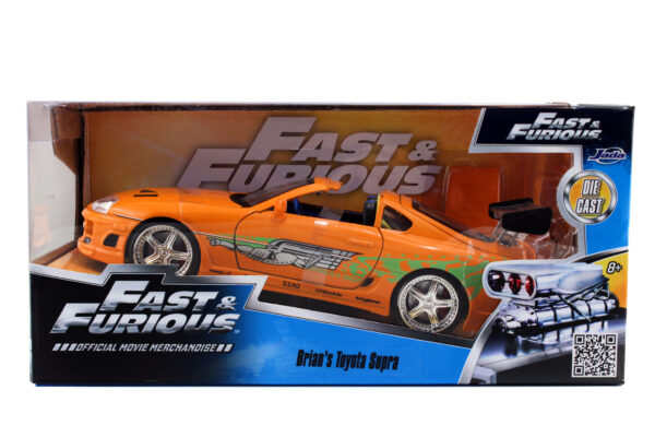 BRIAN'S Toyota Supra Rapido y Furioso 1:24 - Imagen 3