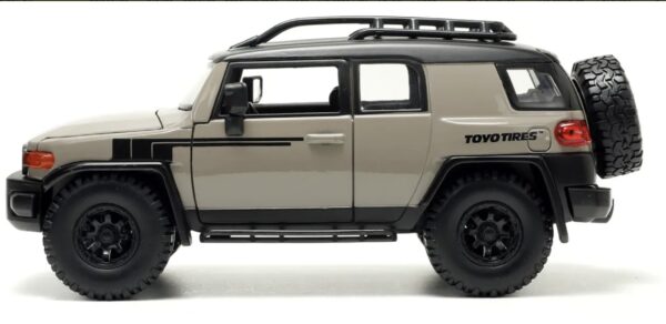 Toyota FJ Cruiser JT con RACK ruedas Tan 1:24 - Imagen 9
