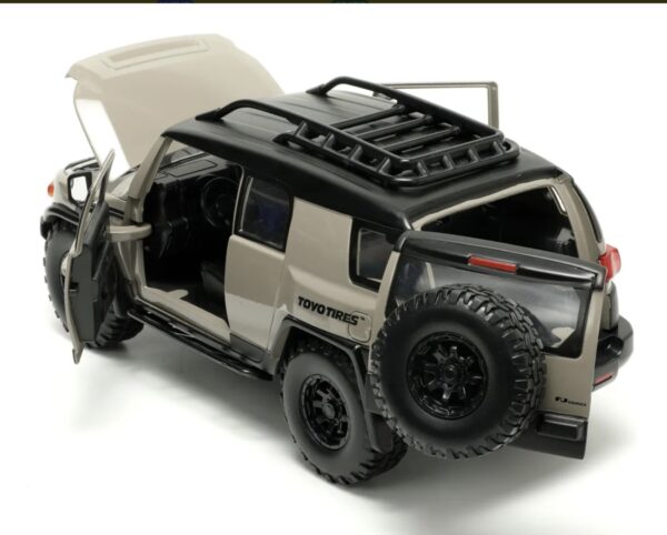 Toyota FJ Cruiser JT con RACK ruedas Tan 1:24 - Imagen 7