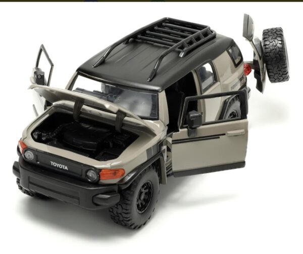 Toyota FJ Cruiser JT con RACK ruedas Tan 1:24 - Imagen 5