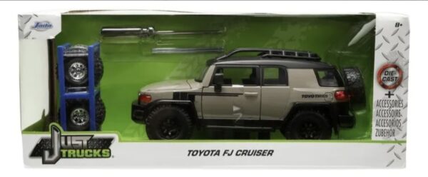 Toyota FJ Cruiser JT con RACK ruedas Tan 1:24 - Imagen 4