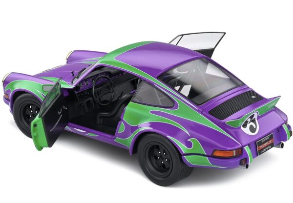 1973 PORSCHE 911 RSR HIPPY TRIBUTE PURPLE GREEN - Imagen 3