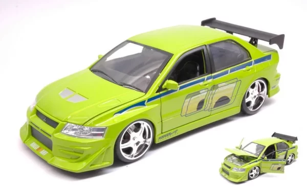 BRIAN's Mitsubishi Lancer Evo VII Rapido y furioso 1:24 - Imagen 3