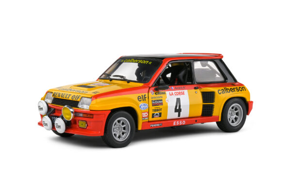 RENAULT 5 TURBO YELLOW #4 RAGNOTTI/ANDRIE TOUR DE CORSE 1980