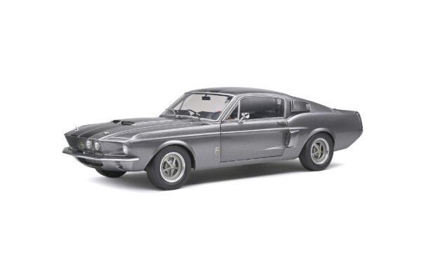Shelby GT500 Grey & Black Stripes 1967 1:18