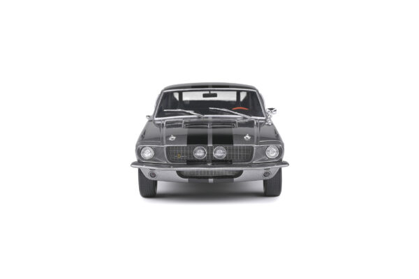 Shelby GT500 Grey & Black Stripes 1967 1:18 - Imagen 6