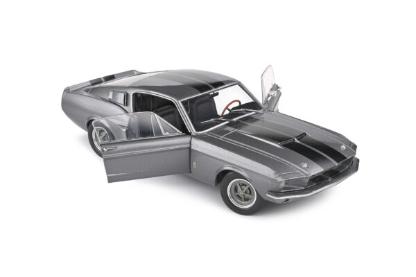 Shelby GT500 Grey & Black Stripes 1967 1:18 - Imagen 8
