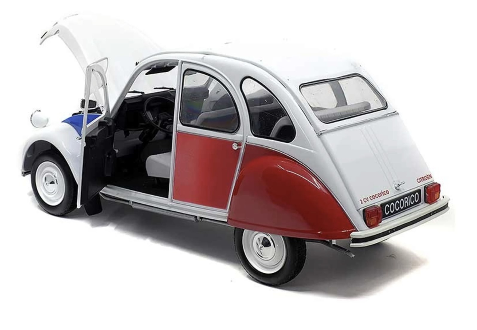 Citroen citroneta 2CV Cocorico 1986 escala 1:12 (grande) - Imagen 6